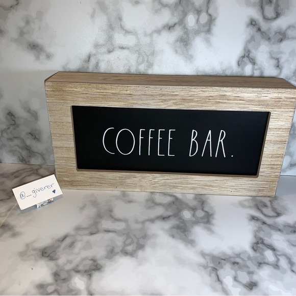 Rae Dunn “COFFEE BAR” Decor / Wall Decor / Plaque / Sign - Picture 2 of 10
